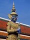 Thailand: Asakornmarsa (a character from the Ramakien), a yaksha temple guardian, Wat Phra Kaeo (Temple of the Emerald Buddha), Grand Palace, Bangkok