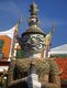 Thailand: Chakrawat, (a character from the Ramakien), a yaksha temple guardian, Wat Phra Kaeo (Temple of the Emerald Buddha), Grand Palace, Bangkok